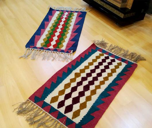 جدیدترین مدل های گلیم پشمی دستباف