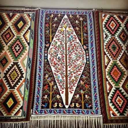 مرکز تولید گلیم پشمی طرح دار اصل