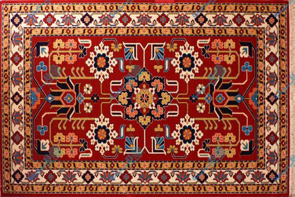 قیمت گلیم دستبافت طرح قالیچه رنگ ثابت